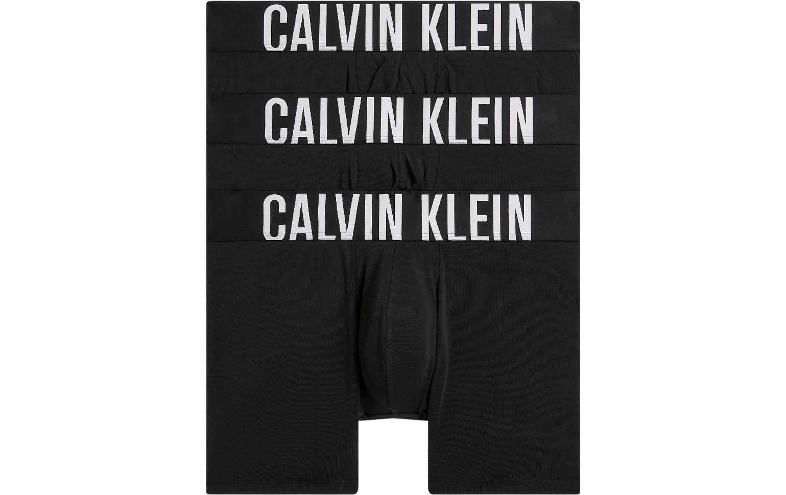 Calvin Klein Wäsche Unterhosen Boxer Brief 3Pk Schwarz, M Calvin Klein Wäsche Unterhosen Boxer Brief 3Pk Schwarz, M