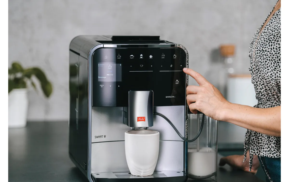 Melitta Kaffeevollautomat Barista T Smart F830-102 Schwarz Melitta Kaffeevollautomat Barista T Smart F830-102 Schwarz