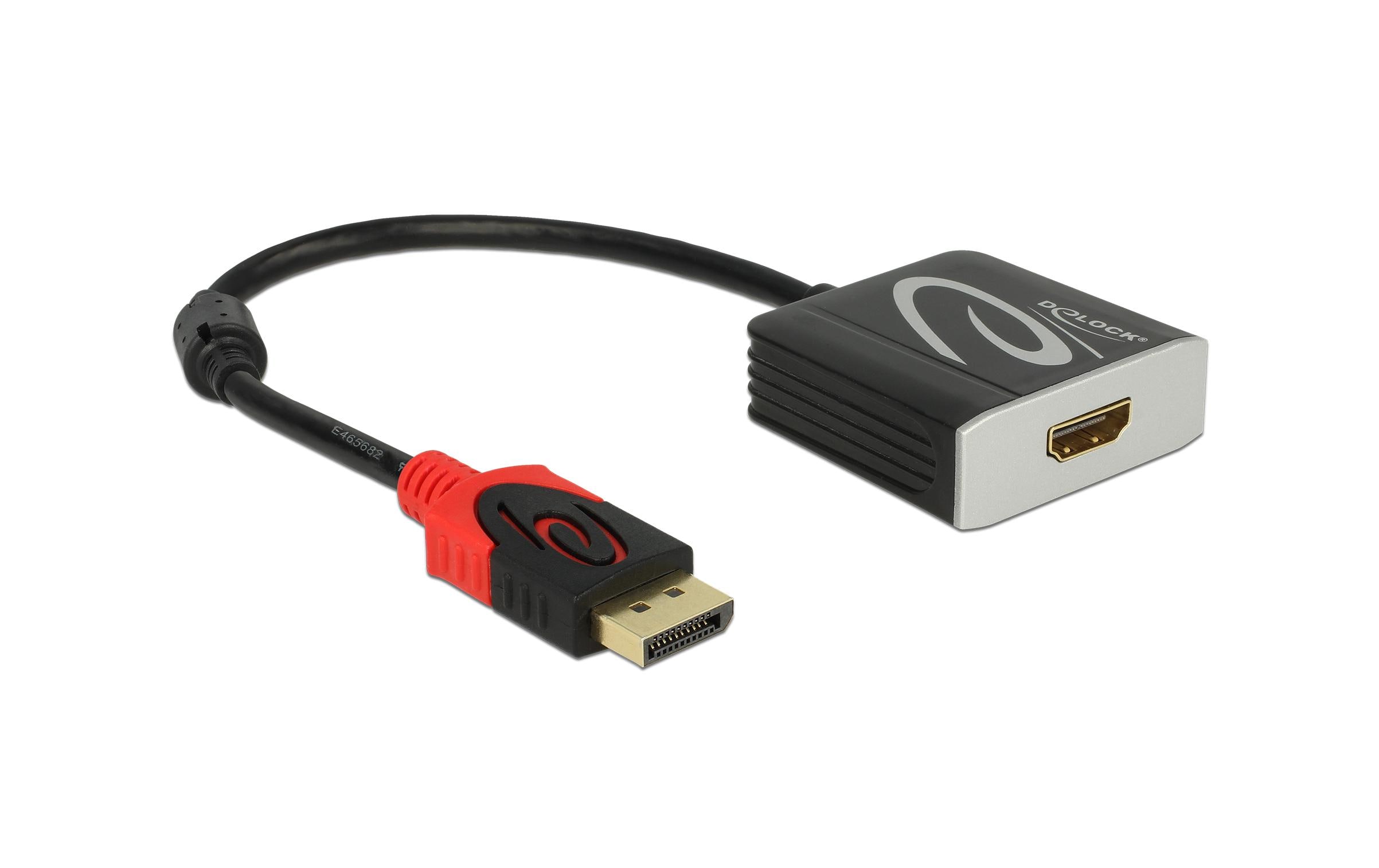 Delock Adapter 4K/60Hz, aktiv, HDR support DisplayPort - HDMI
