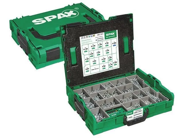 Spax Montagekoffer L-Boxx Kunststoff T-STAR PLUS WIROX Gross