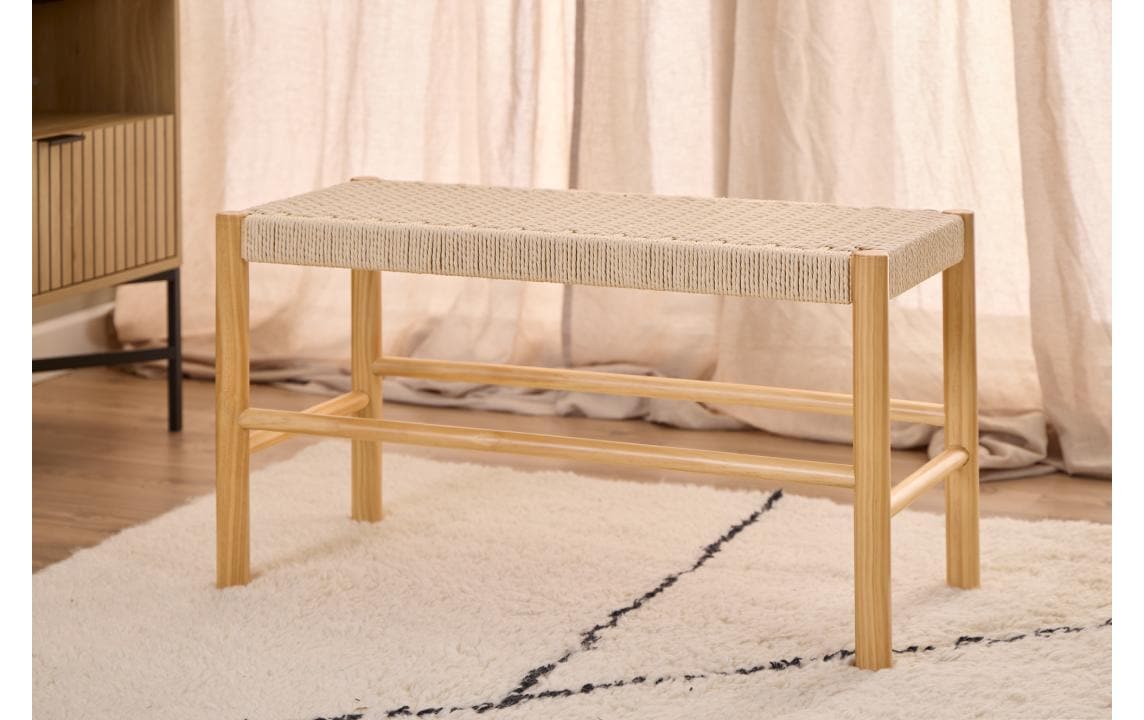 AC Design Sitzbank Alvin 80 x 45 cm, Weiss