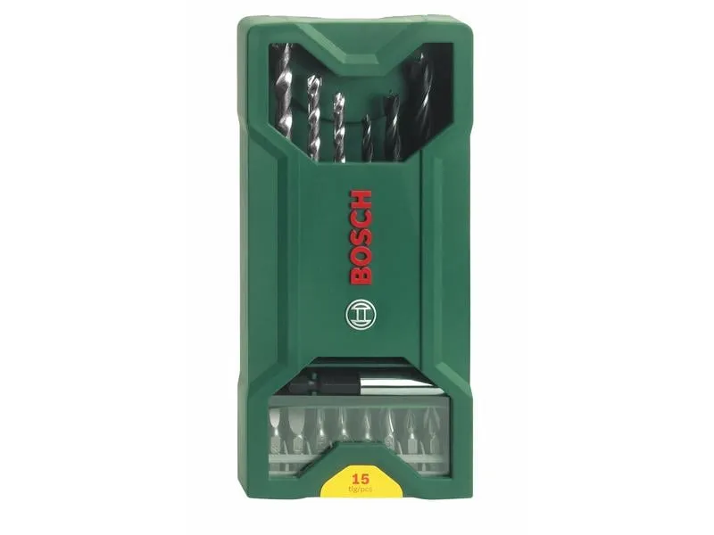 Bosch Bohr- und Bitset Mini-X-Line Mixed, 15-teilig Bosch Bohr- und Bitset Mini-X-Line Mixed, 15-teilig