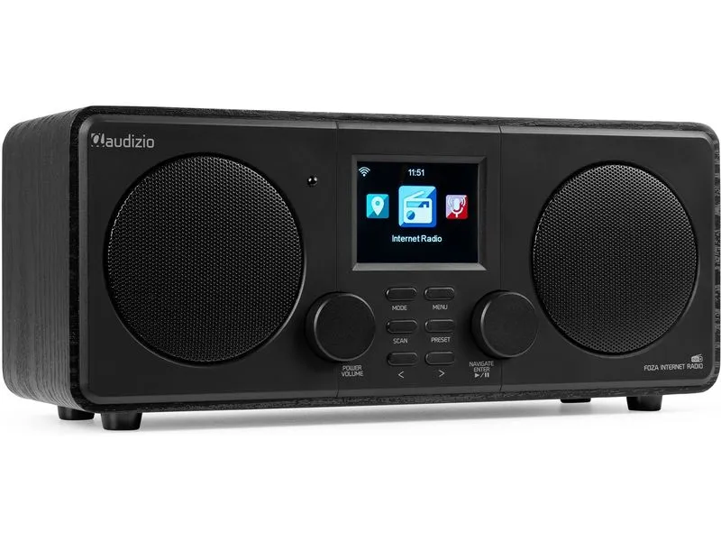 Audizio DAB+ Radio Foza Schwarz Audizio DAB+ Radio Foza Schwarz