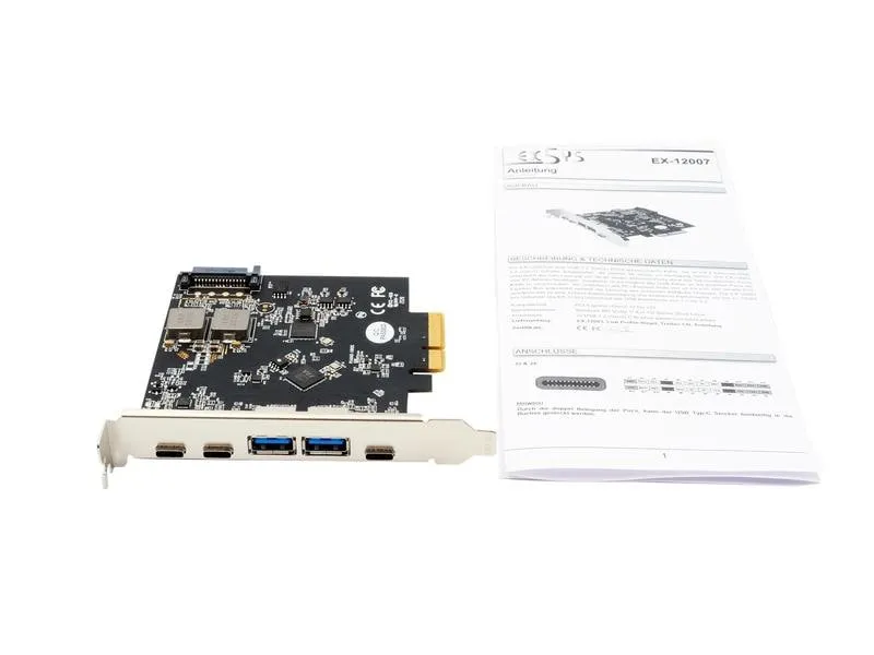 Exsys PCI-Express-Karte EX-12007 Exsys PCI-Express-Karte EX-12007