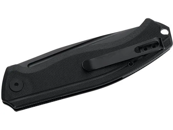 Herbertz Taschenmesser Kompakt Liner Lock G10 schwarz, schwarze Kl. Herbertz Taschenmesser Kompakt Liner Lock G10 schwarz, schwarze Kl.