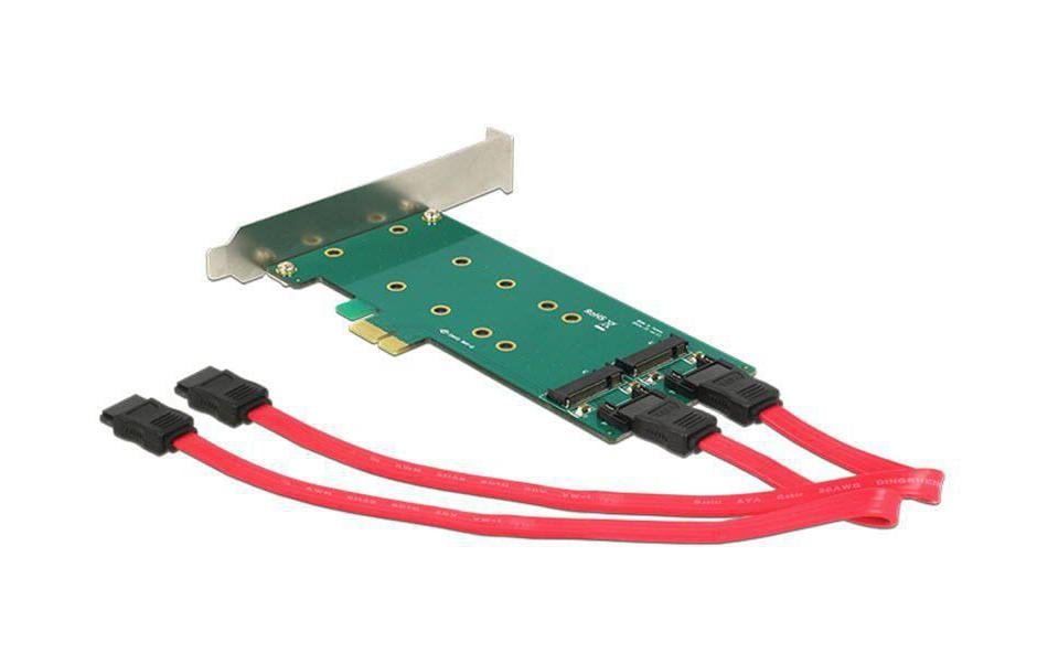 Delock Host Bus Adapter Controller PCI-ex4 - M.2, 2Port Delock Host Bus Adapter Controller PCI-ex4 - M.2, 2Port