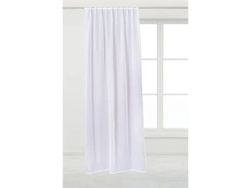 Casa Leon Tagvorhang Voile 150 cm x 290 cm, Weiss Casa Leon Tagvorhang Voile 150 cm x 290 cm, Weiss