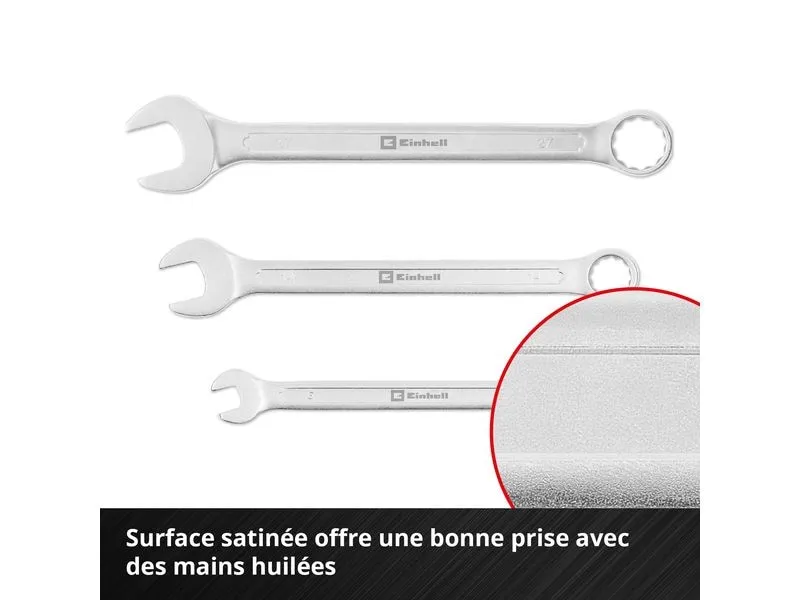 Einhell Einleger E-Case Gabelringschlüssel-Set, 19-teilig, Einhell Einleger E-Case Gabelringschlüssel-Set, 19-teilig,