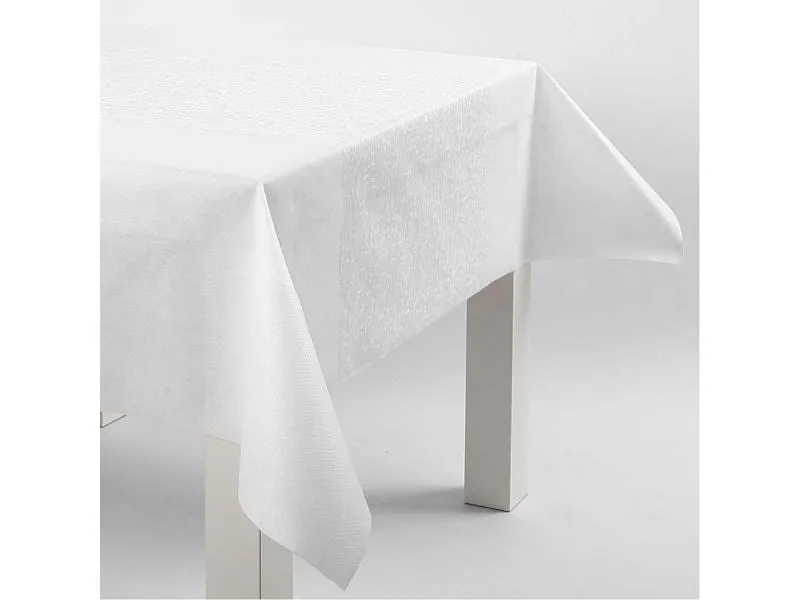 Creativ Company Tischläufer 30 cm x 10 m, Weiss