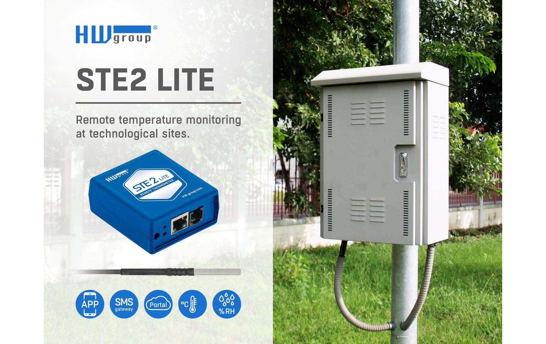 HWgroup Netzwerk Thermometer STE2 Lite Wlan / Lan