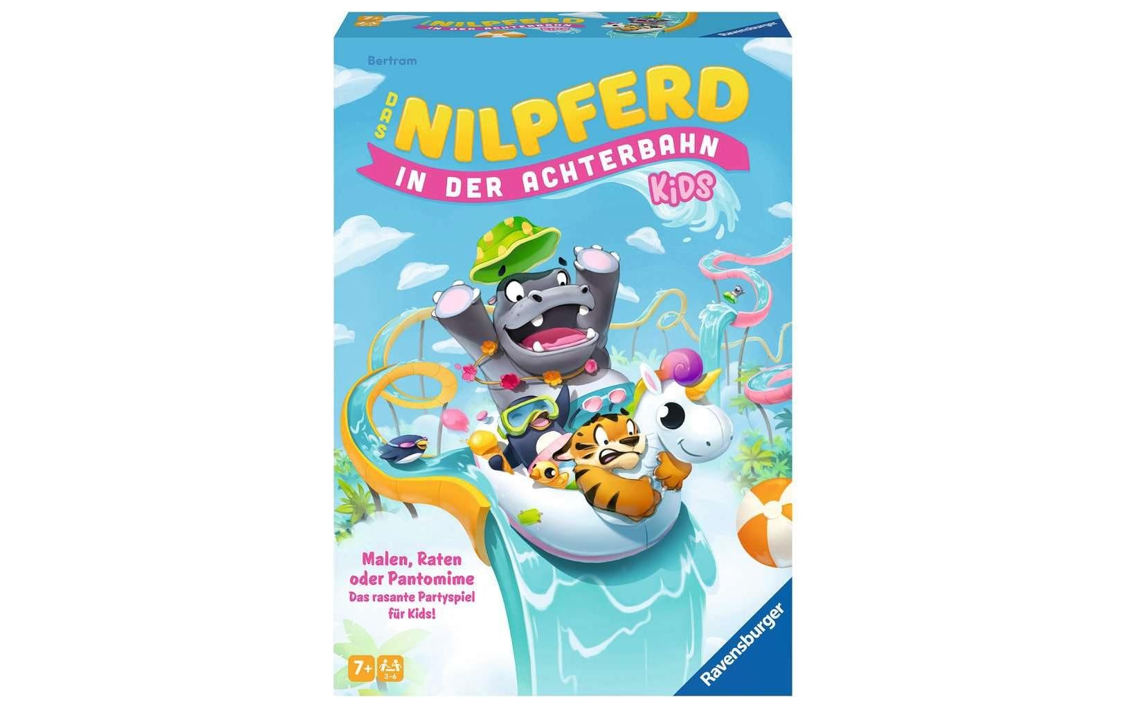 Ravensburger Kinderspiel Das Nilpferd in der Achterbahn Kids -DE- Ravensburger Kinderspiel Das Nilpferd in der Achterbahn Kids -DE-