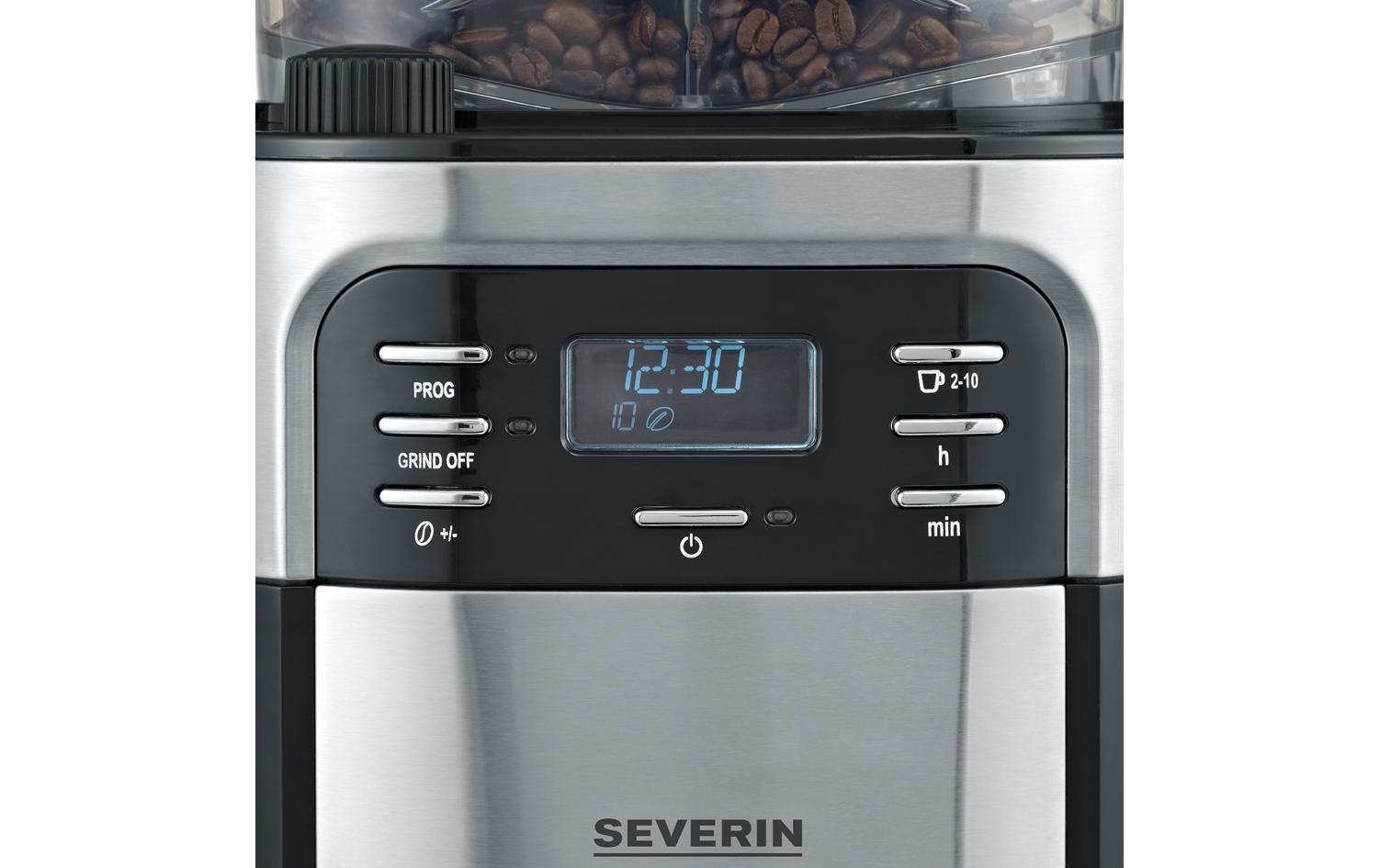 Severin Filterkaffeemaschine KA 4810 Schwarz/Silber