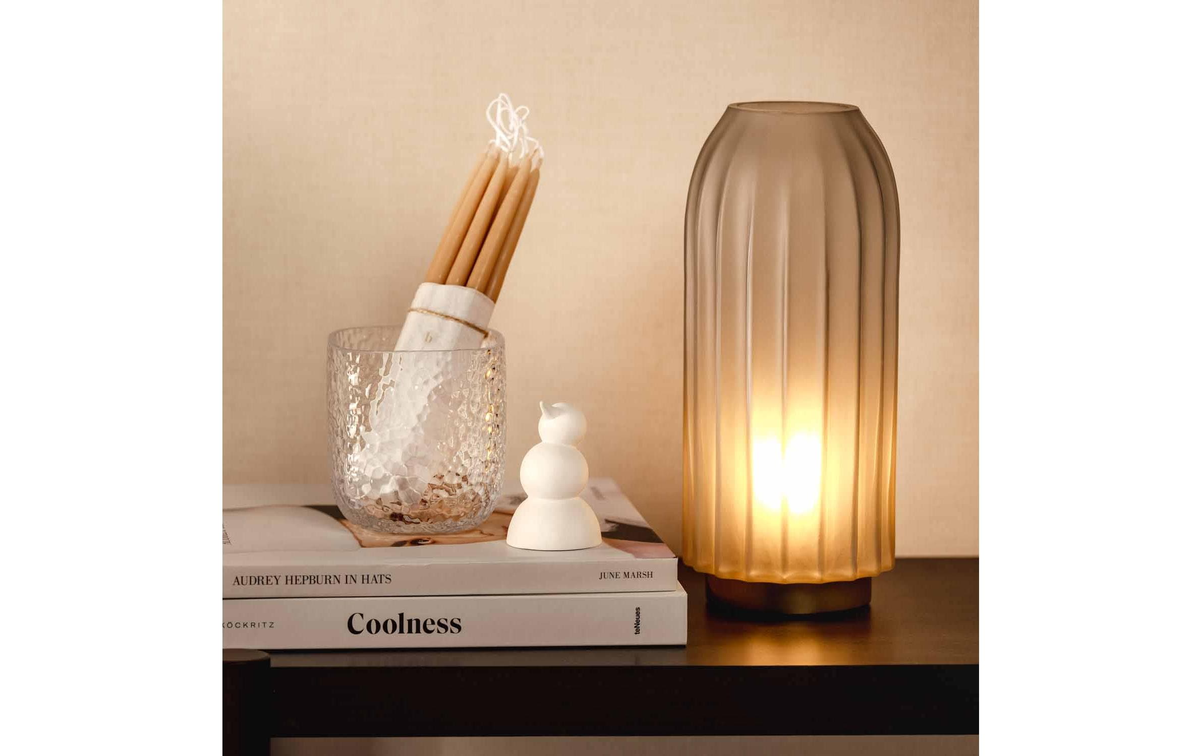 Leonardo Tischlicht Martello 4 Stück, 10 cm, Transparent