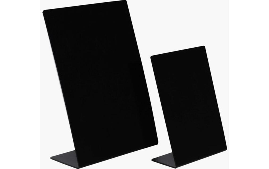 Exacompta Tischaufsteller A6-Hochformat, Schwarz