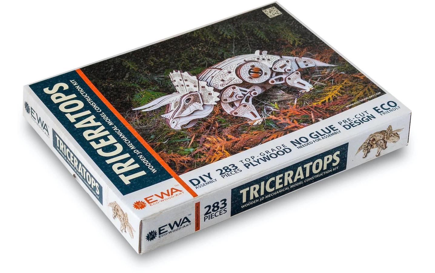 Eco-Wood-Art Bausatz Triceratops
