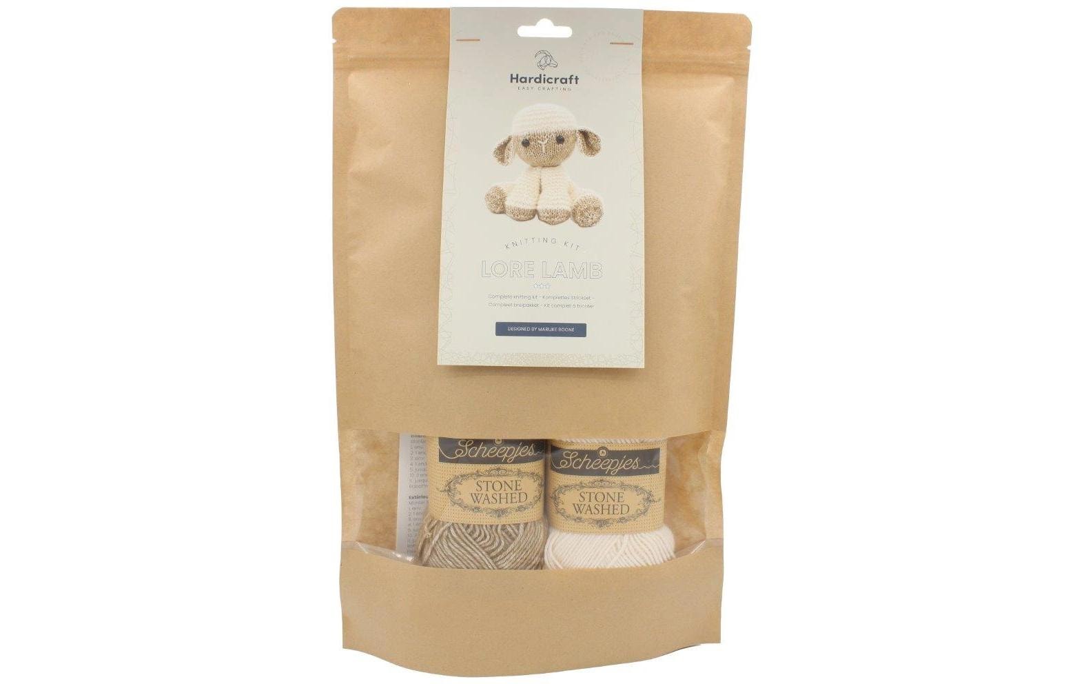 Hardicraft Strickset Lamm Lore 20 cm Hardicraft Strickset Lamm Lore 20 cm