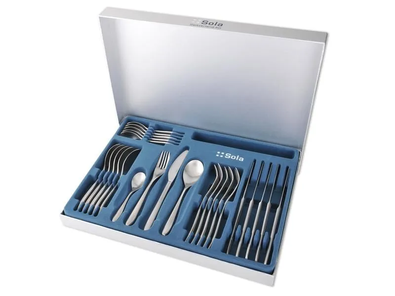 Sola Besteck-Set Virginia 24-teilig, Silber Sola Besteck-Set Virginia 24-teilig, Silber