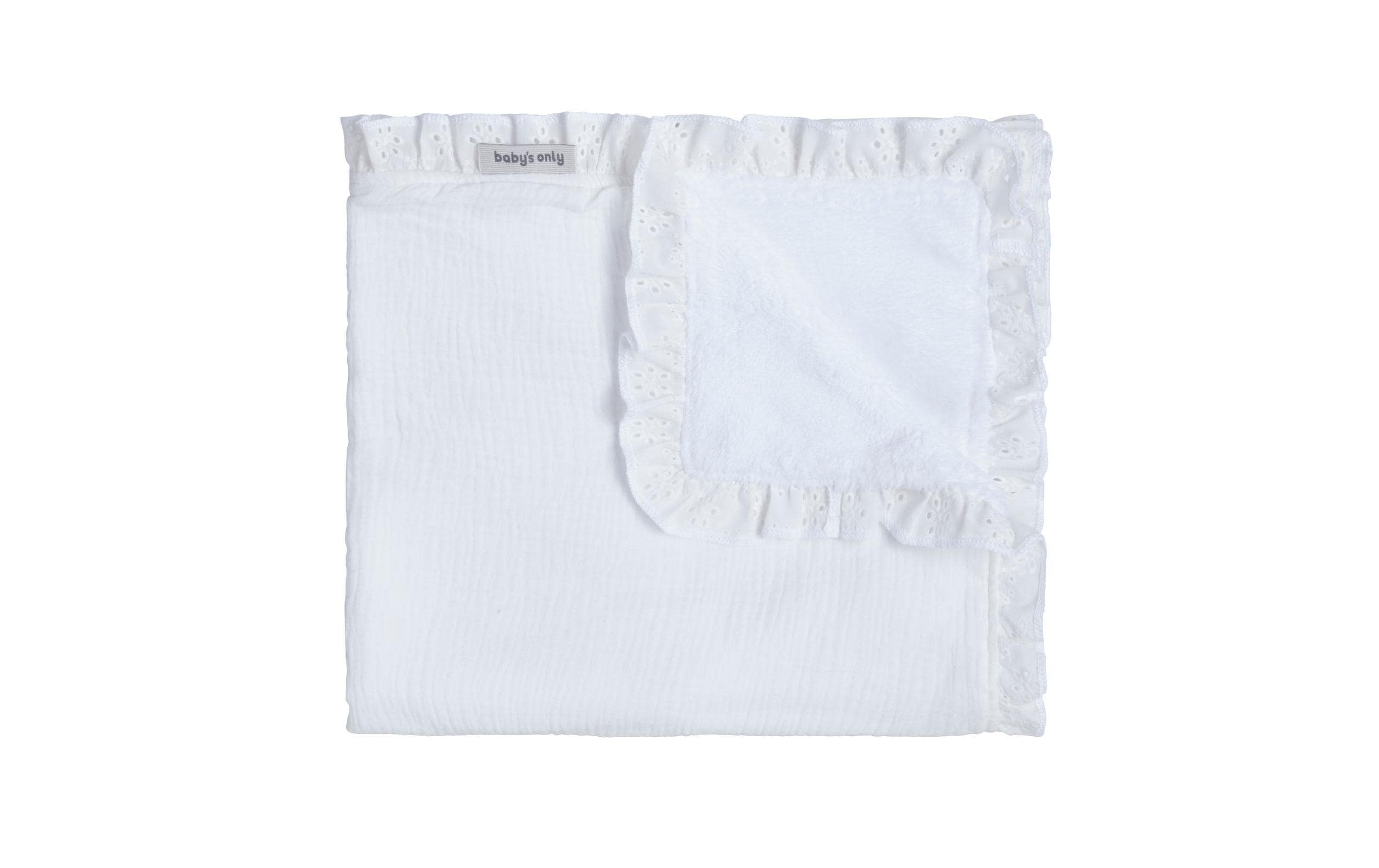 baby's only Babydecke Teddy Calm Weiss