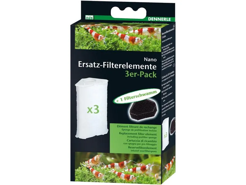 Dennerle Ersatz Filterelement 40/60, 3 Stück Dennerle Ersatz Filterelement 40/60, 3 Stück