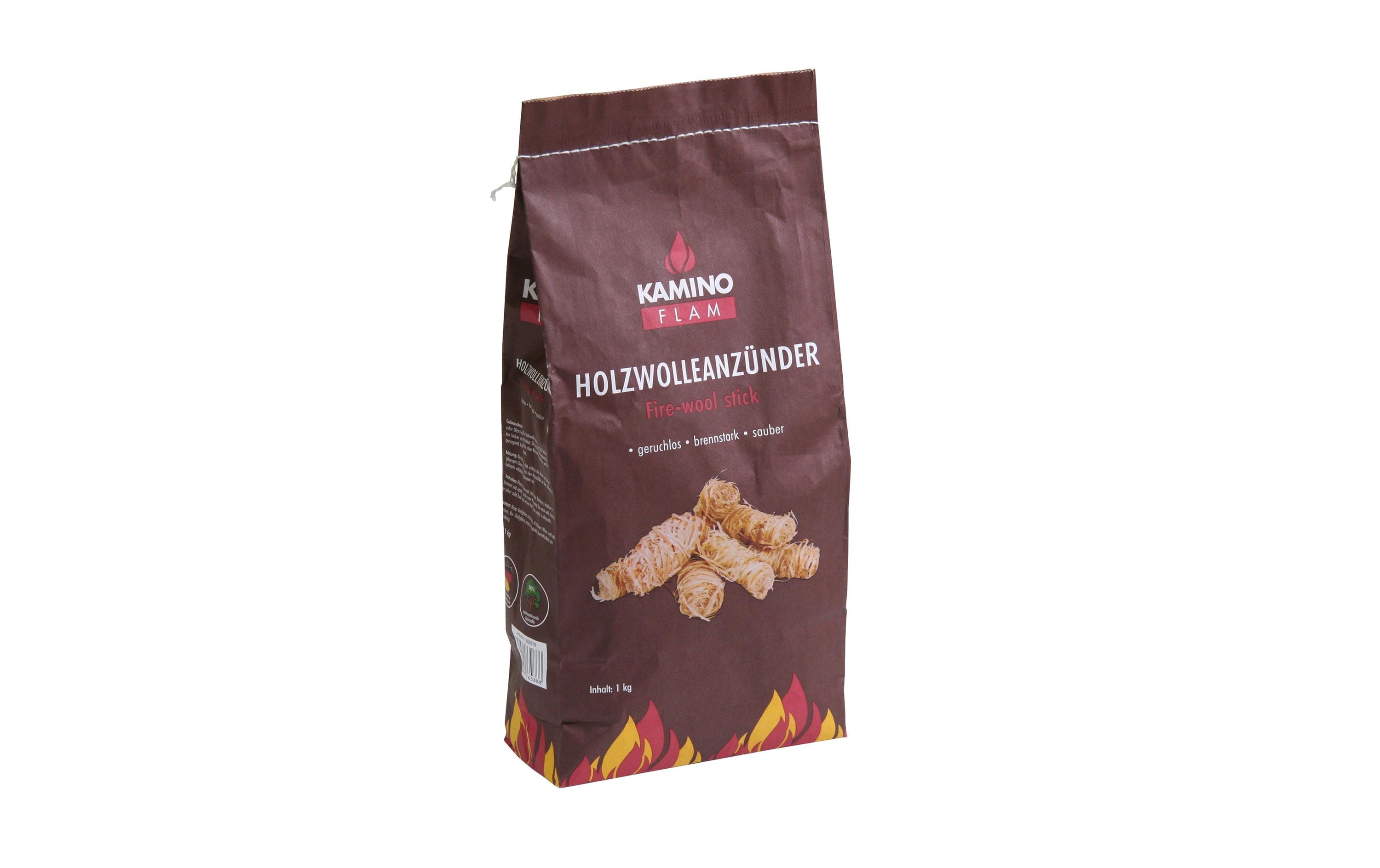Kamino Grillanzünder Holzwolleanzünder, 1 kg
