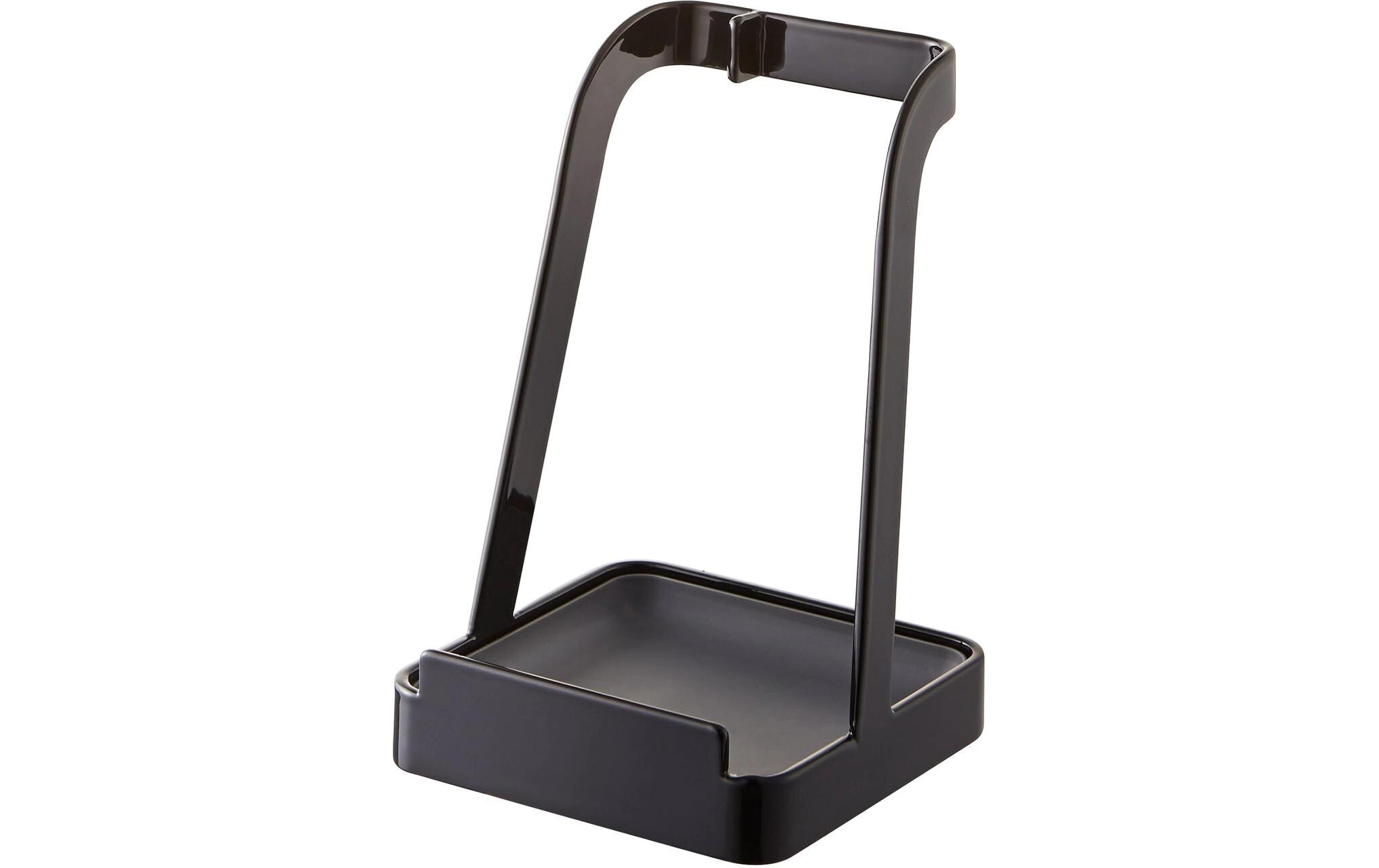 Yamazaki Deckel- und Pfannenhalter Tower Schwarz