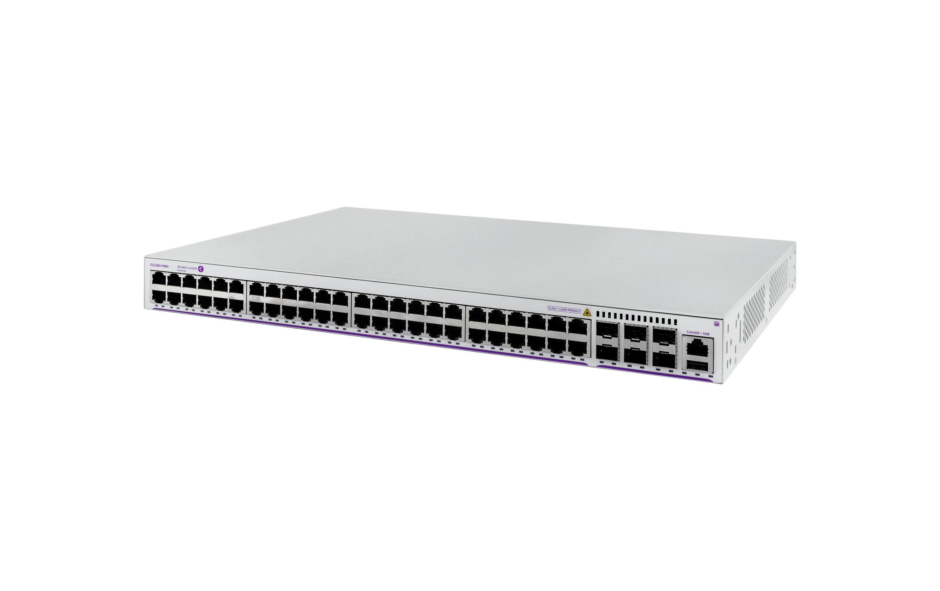 Alcatel-Lucent PoE+ Switch OmniSwitch OS2360-P48X 52 Port