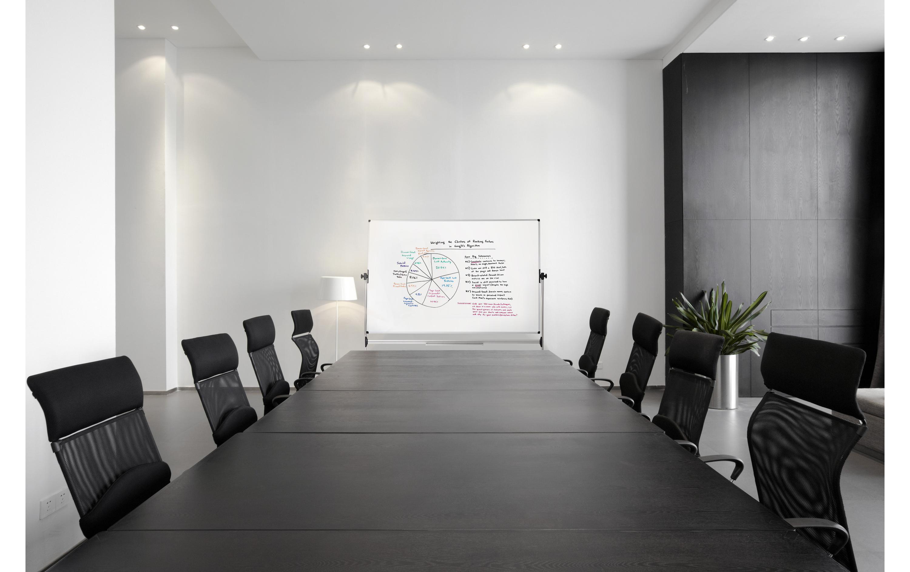 Bi-Office Magnethaftendes Whiteboard 120 cm x 150 cm, Weiss