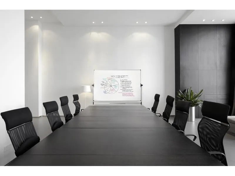 Bi-Office Magnethaftendes Whiteboard 120 cm x 150 cm, Weiss Bi-Office Magnethaftendes Whiteboard 120 cm x 150 cm, Weiss