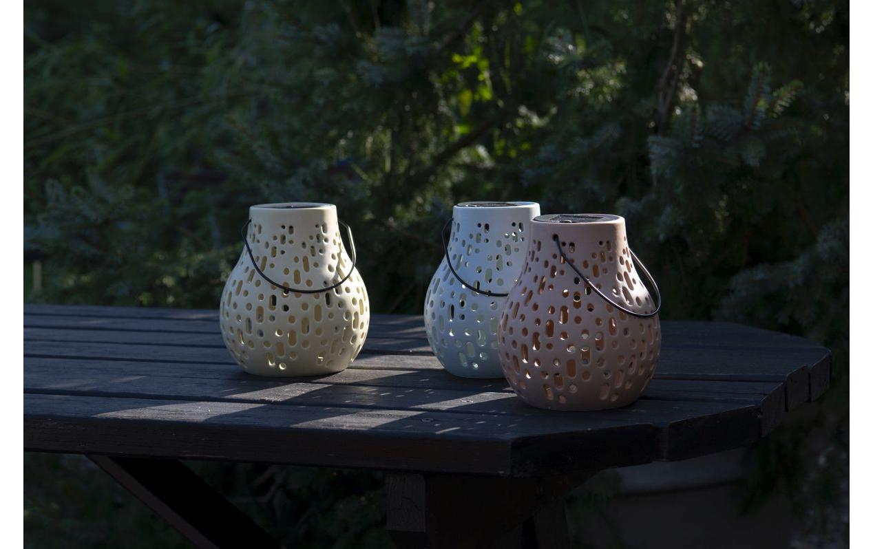 STT Solar Ceramic Lamp Beige