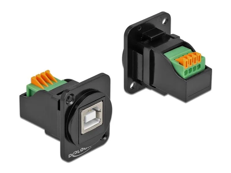 Delock D-Typ Modul USB 2.0 Typ-B Buchse zu Terminalblock Delock D-Typ Modul USB 2.0 Typ-B Buchse zu Terminalblock