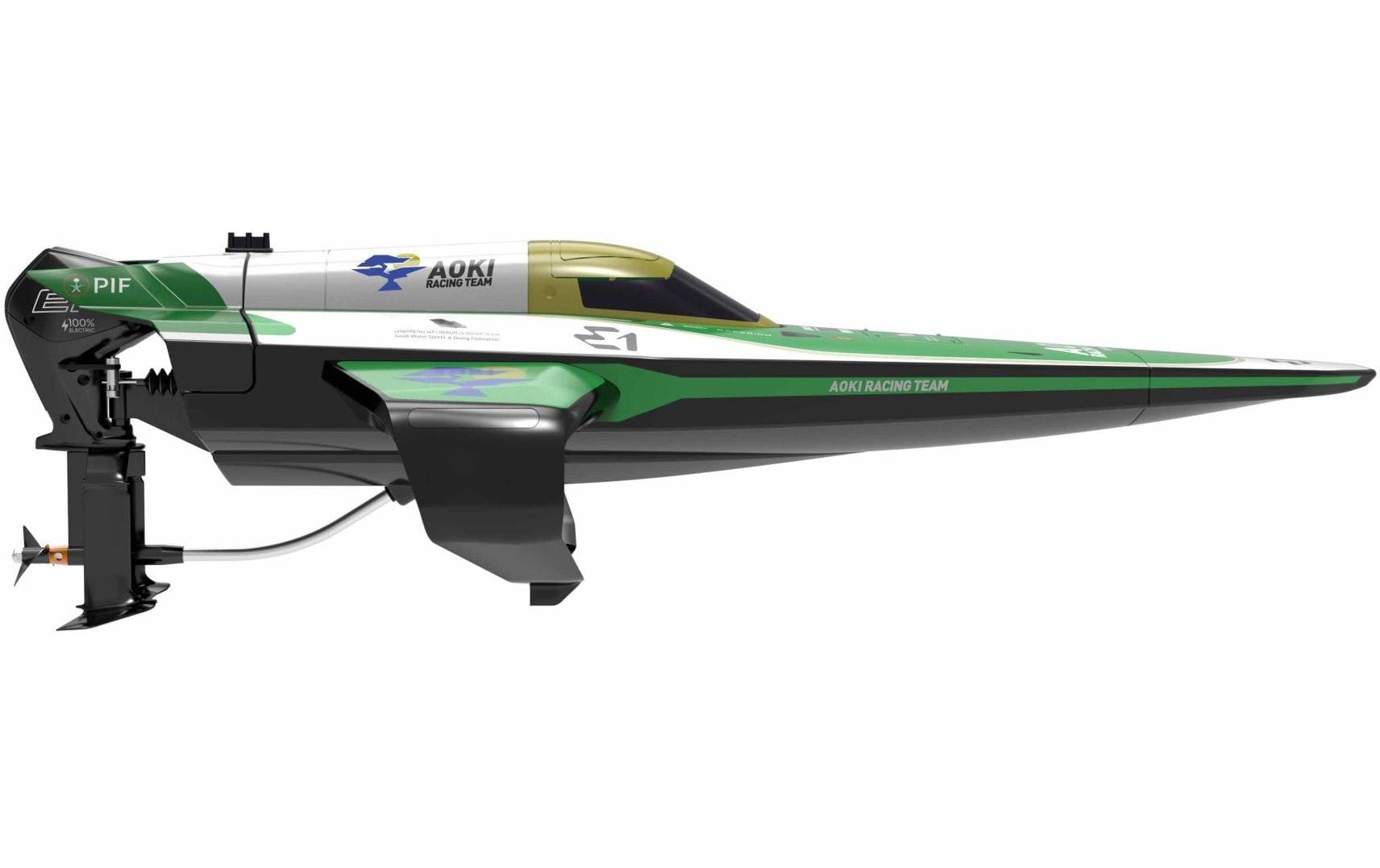 Joysway E1 Racebird Hydrofoil Boat Team Aoki 1:14 RTR
