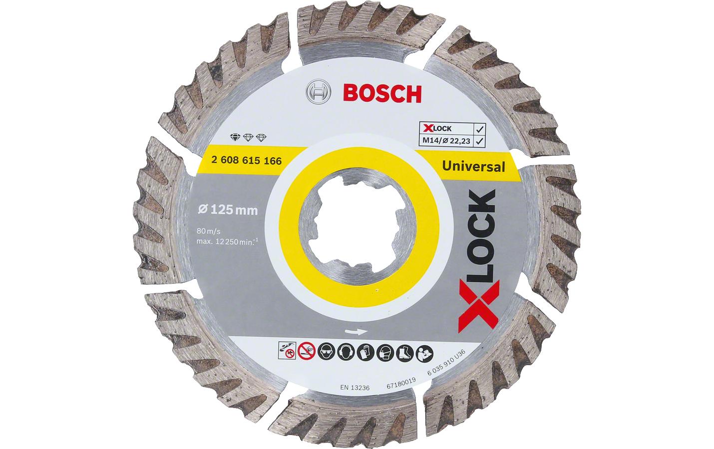 Bosch Professional Diamanttrennscheibe X-LOCK Ø 125 mm