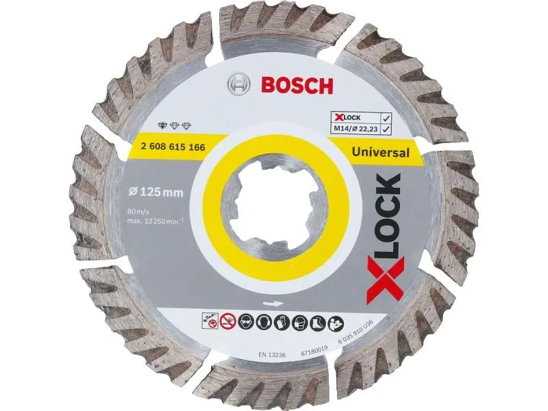 Bosch Professional Diamanttrennscheibe X-LOCK Ø 125 mm Bosch Professional Diamanttrennscheibe X-LOCK Ø 125 mm