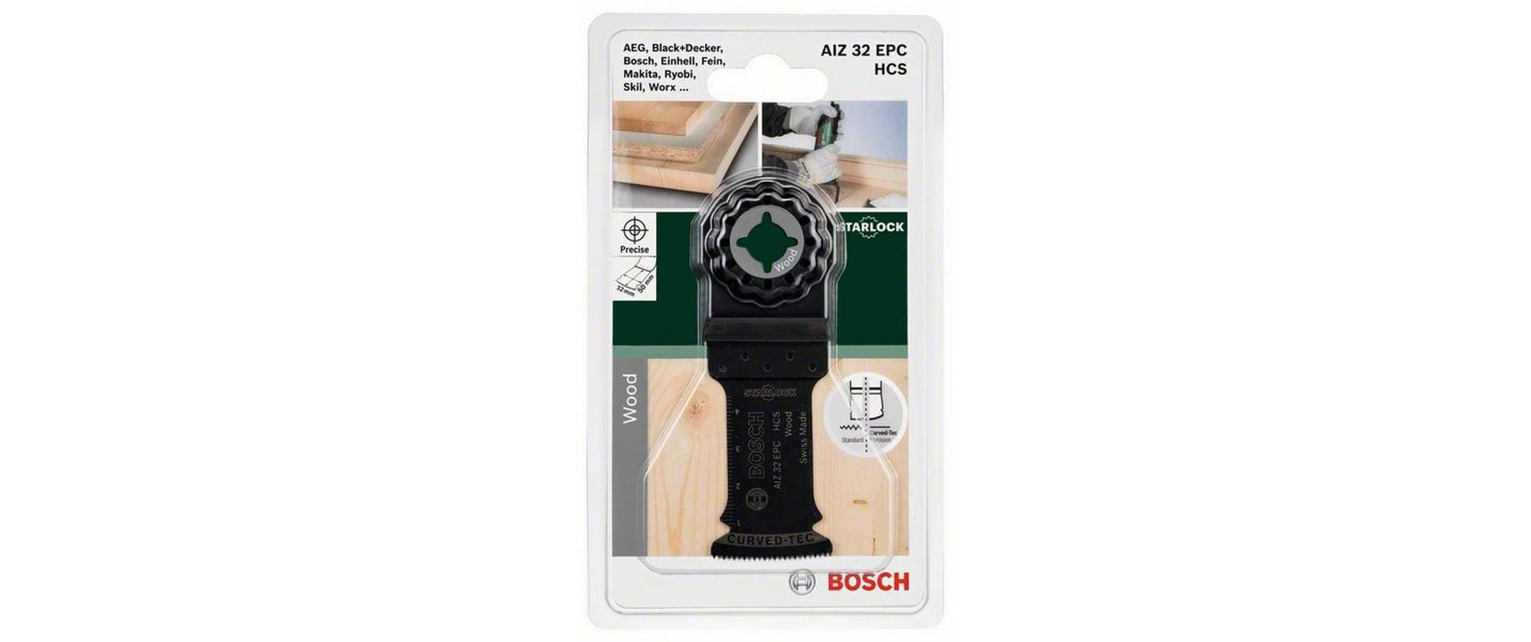 Bosch Tauchsägeblatt Starlock HCS AIZ 32 EPC Holz 50 x 32 mm