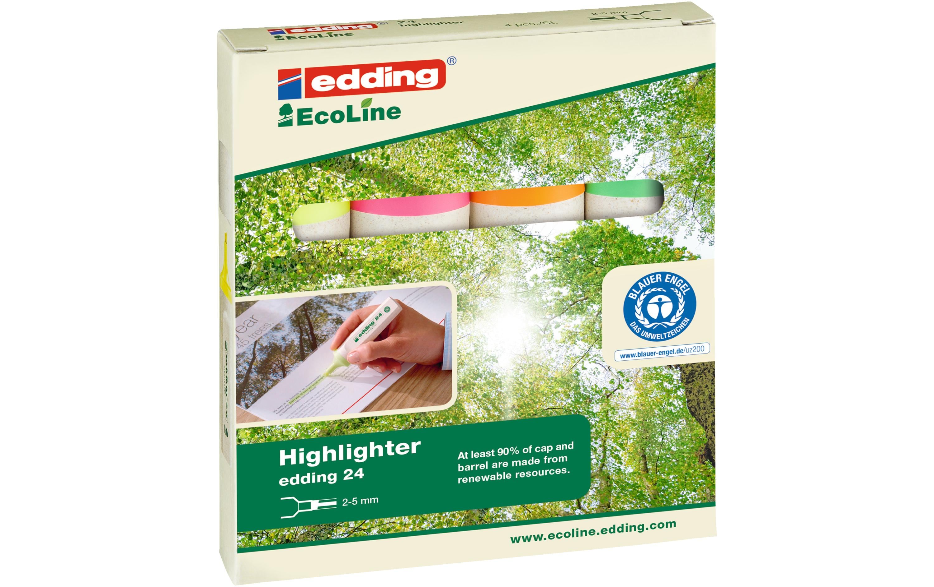 edding Textmarker 24 EcoLine 4 Stück