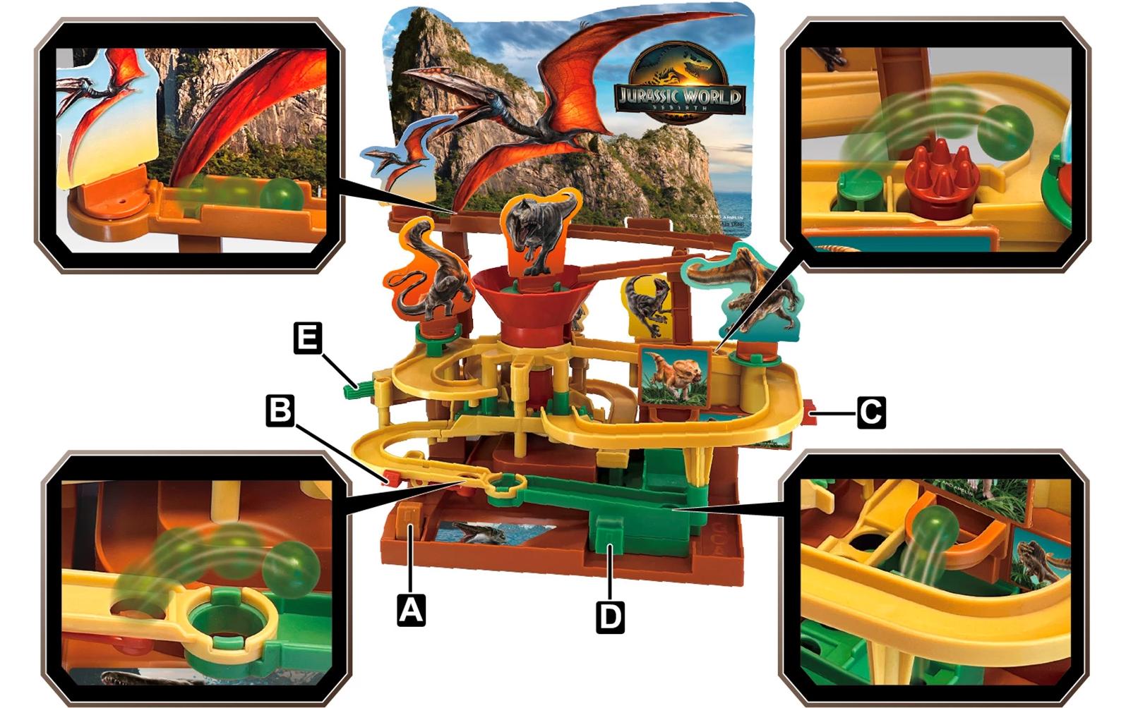 Epoch Traumwiesen Jurassic World Adventure Game