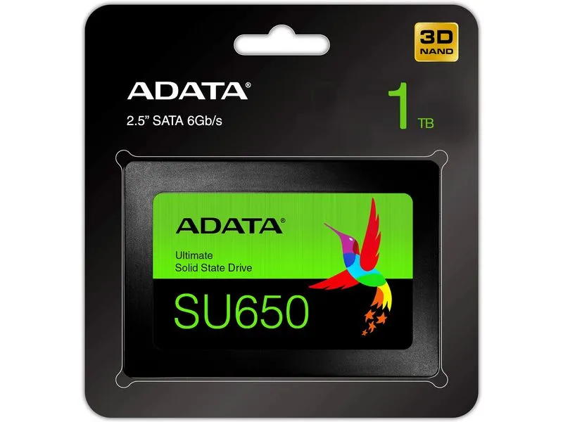 ADATA SSD Flash SU650 2.5 SATA 1000 GB ADATA SSD Flash SU650 2.5 SATA 1000 GB