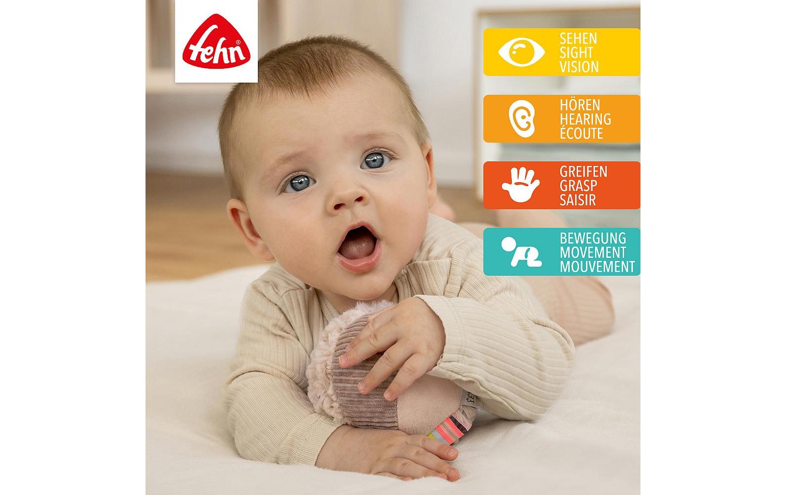 fehn Rasselball Flamingo