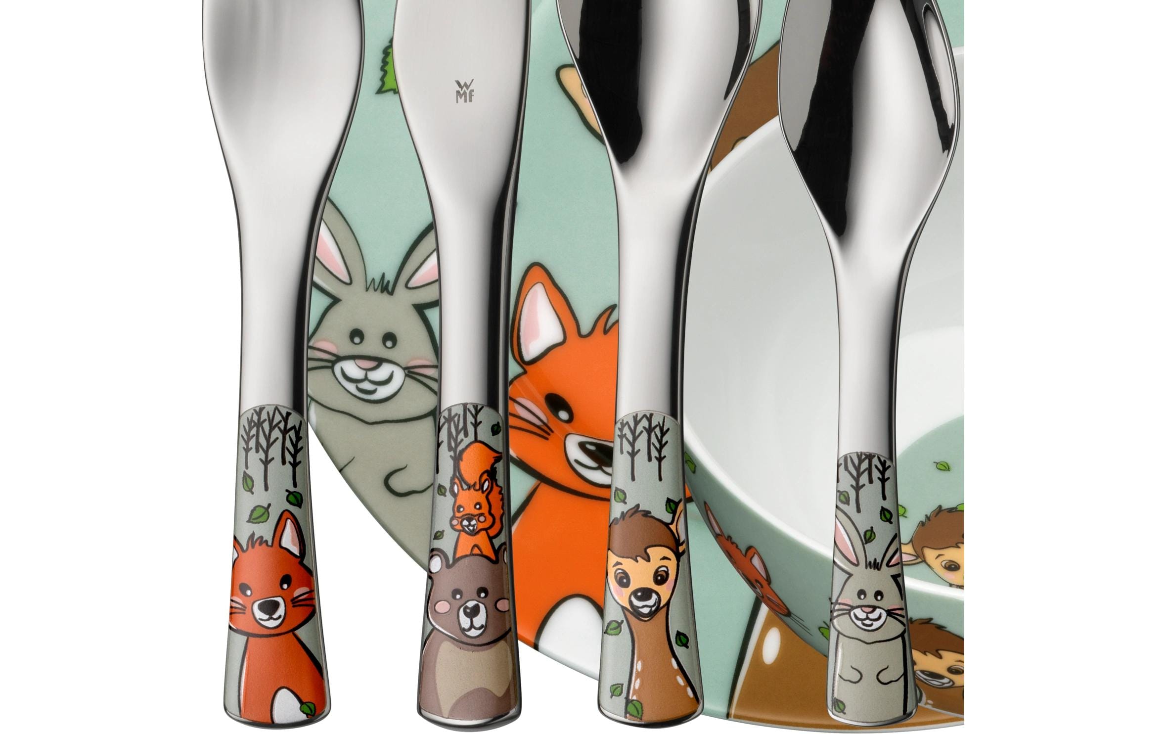 WMF Kindergeschirrset Forest Friends 6-teilig