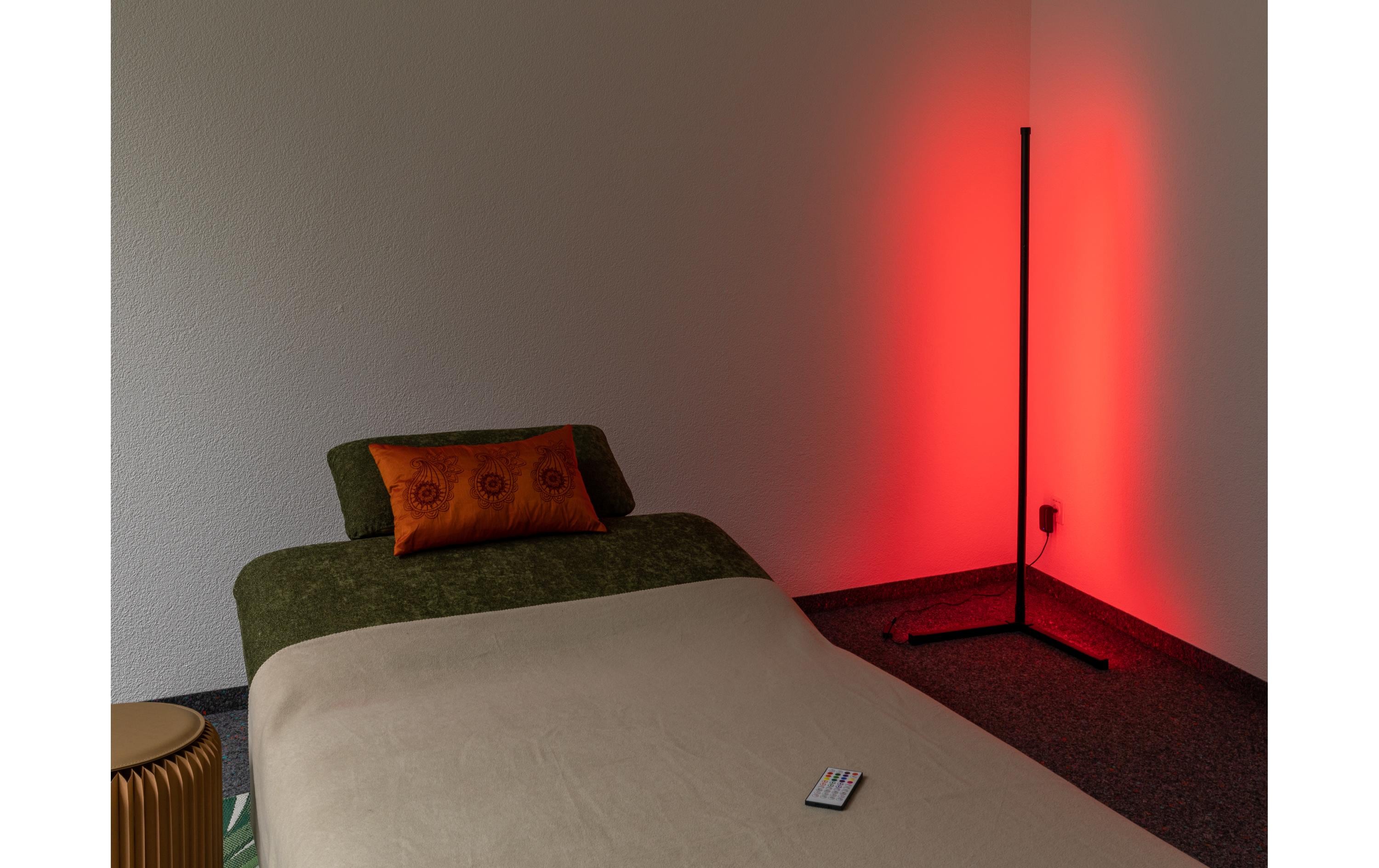 FTM Stehleuchte LED Ambilight, Triangle, RGBW, Schwarz