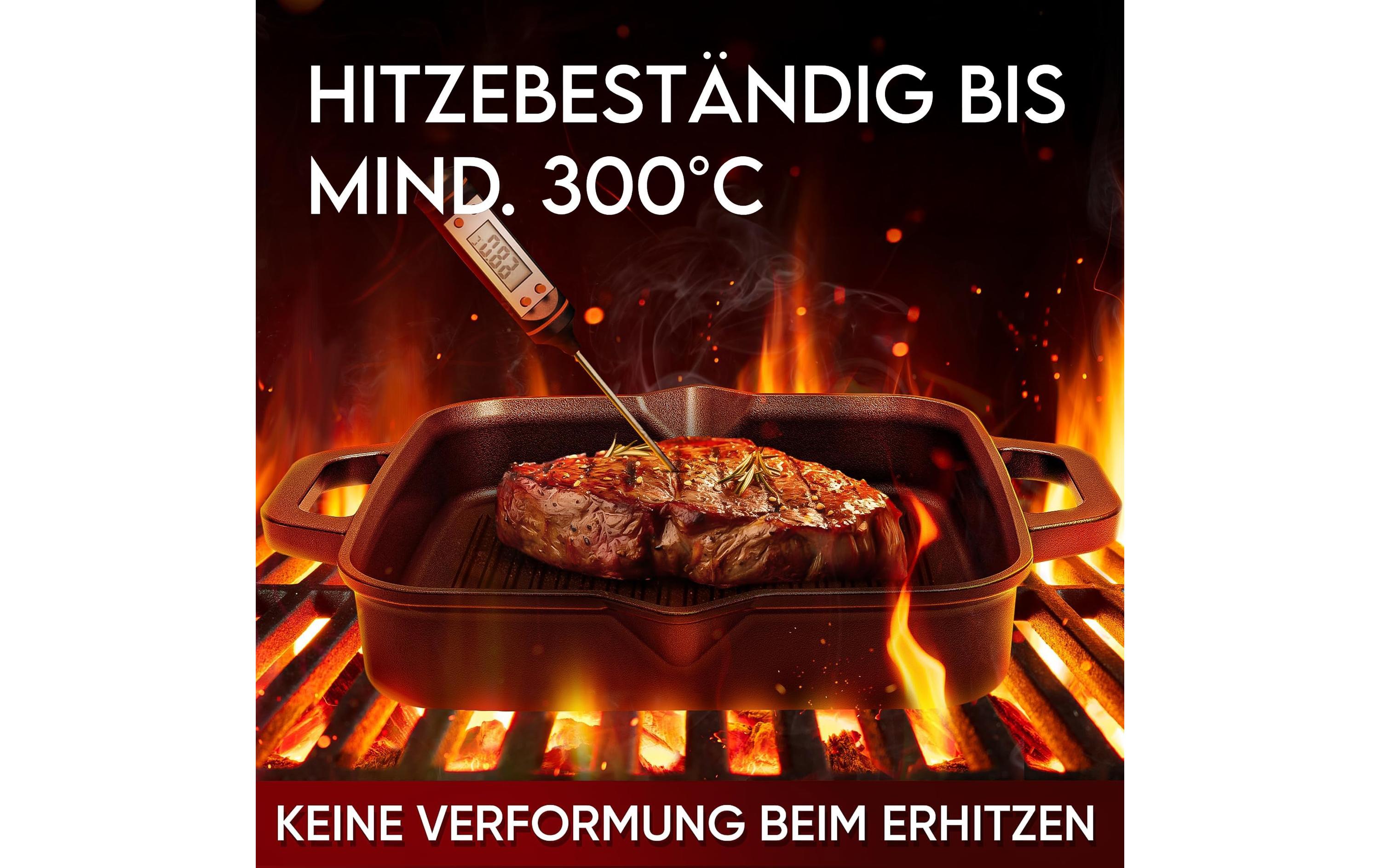 Gusskoenig Eingebrannte Grillpfanne 26 cm