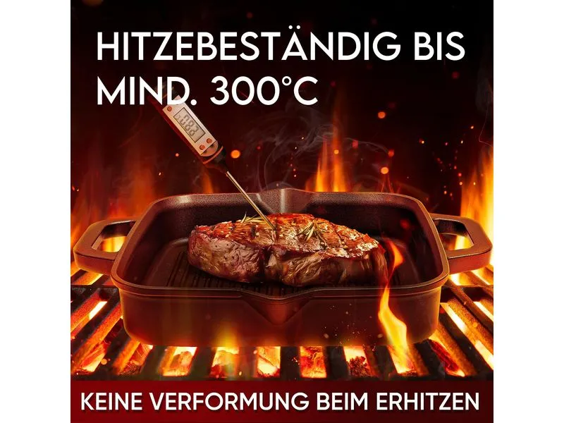 Gusskoenig Eingebrannte Grillpfanne 30 cm Gusskoenig Eingebrannte Grillpfanne 30 cm