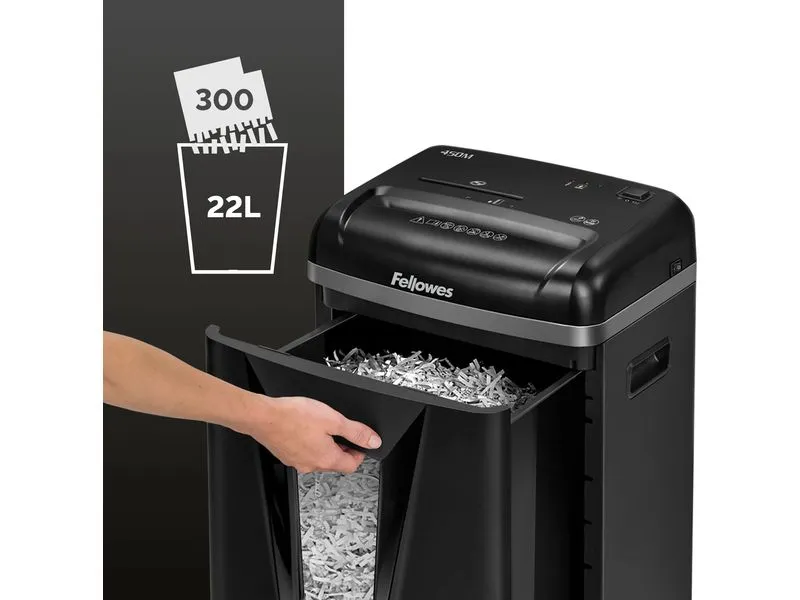 Fellowes Aktenvernichter 450M P-5, 9 Seiten Fellowes Aktenvernichter 450M P-5, 9 Seiten