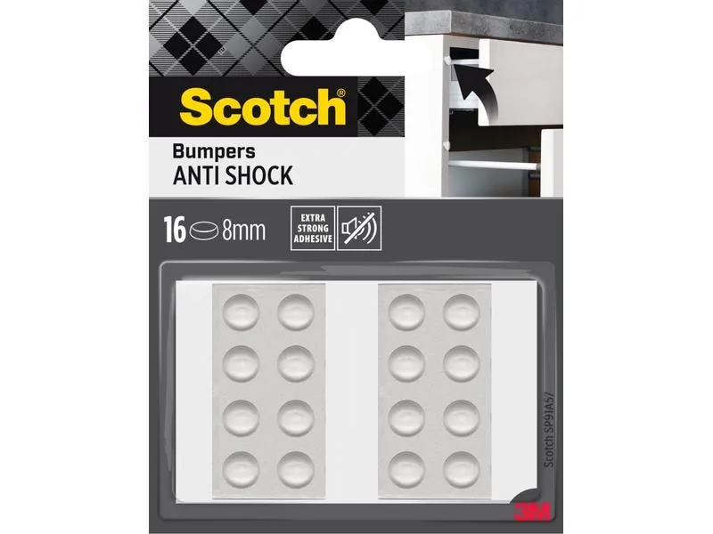 3M Schutzpuffer Anti Shock, Ø 8 mm, Transparent, 16er Pack 3M Schutzpuffer Anti Shock, Ø 8 mm, Transparent, 16er Pack