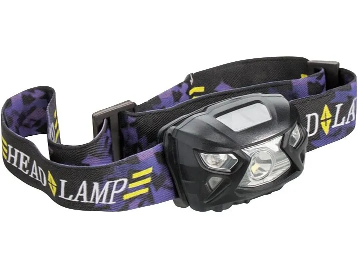 STEFFEN Stirnlampe LED 280 5W Dunkelviolett