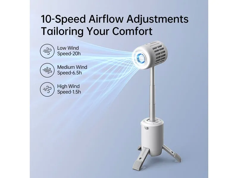 Jisulife Tischventilator Ultra1 Grau