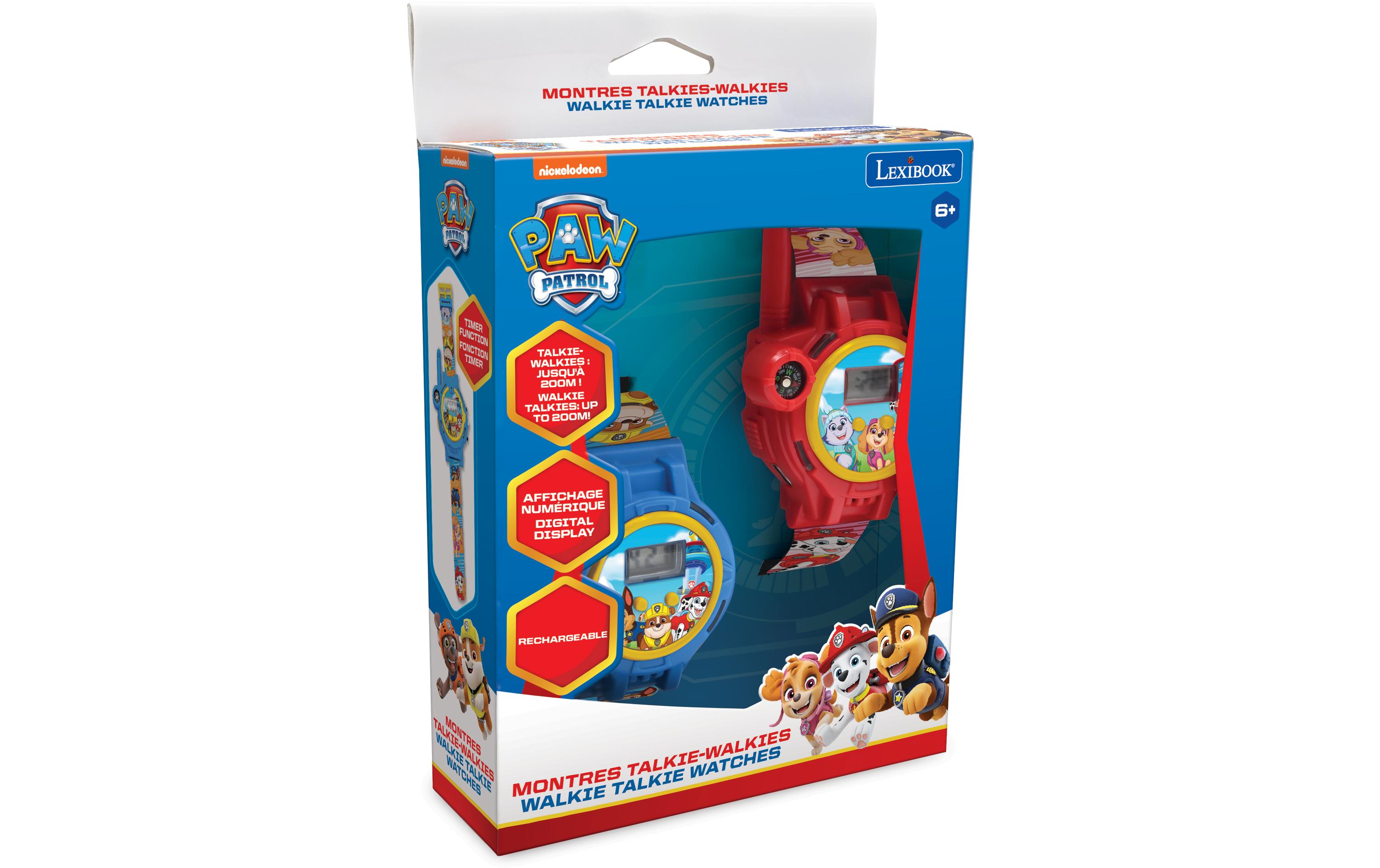 Lexibook Paw Patrol Digitaluhr mit Walkie-Talkie Blau/Rot Lexibook Paw Patrol Digitaluhr mit Walkie-Talkie Blau/Rot