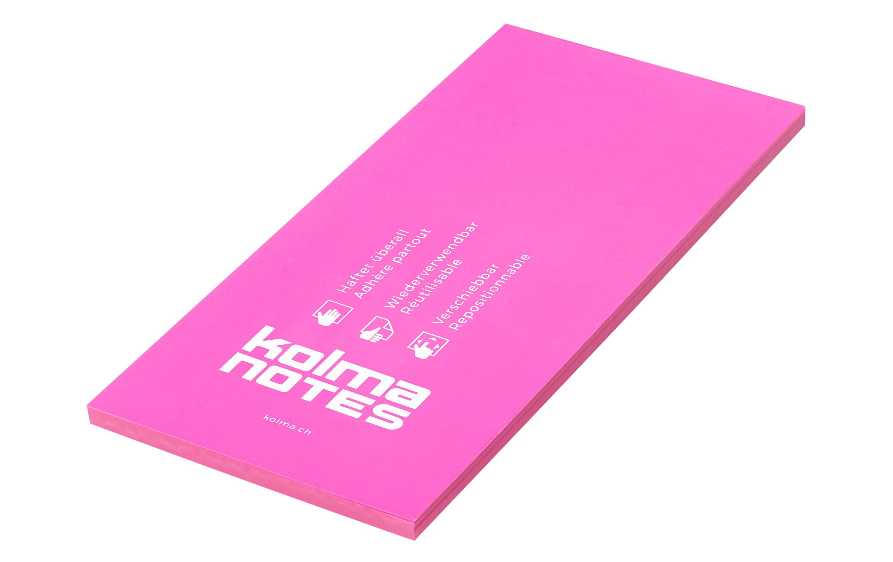 Kolma NOTES 99 x 210 mm Pink, 100 Blatt Kolma NOTES 99 x 210 mm Pink, 100 Blatt
