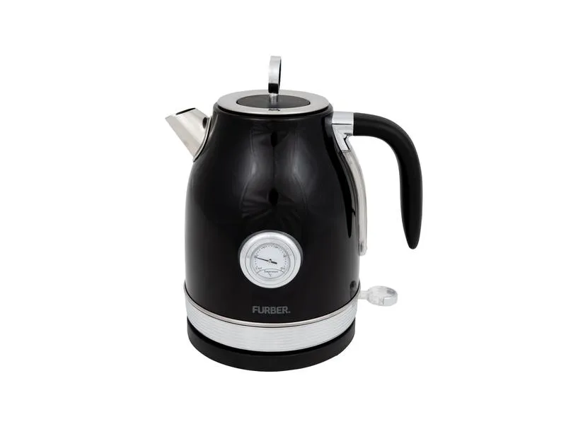 FURBER Wasserkocher Brando 1.7 l, Schwarz glanz FURBER Wasserkocher Brando 1.7 l, Schwarz glanz