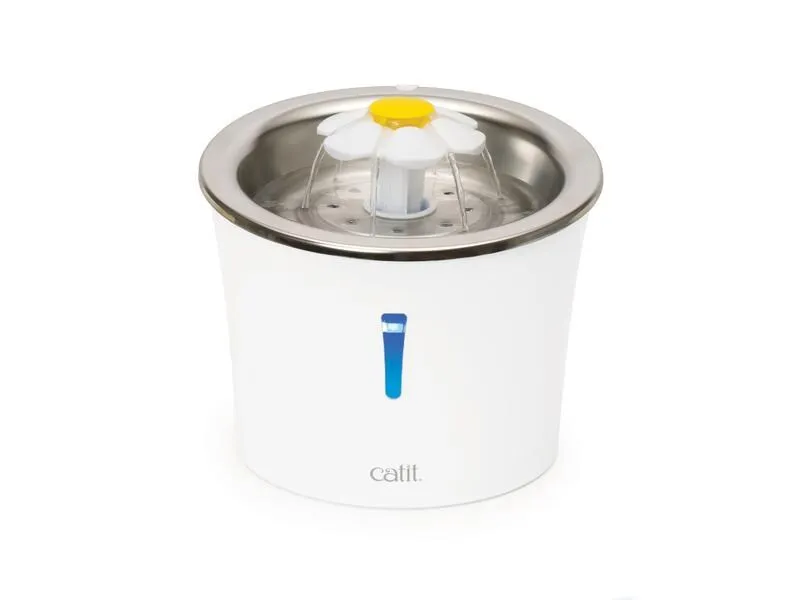 Catit Wasserautomat Flower Fountain Stahl, 3 l Catit Wasserautomat Flower Fountain Stahl, 3 l